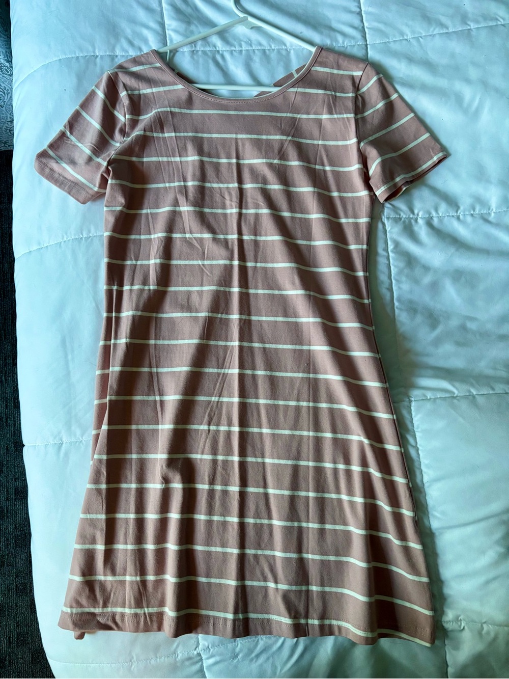 Pink & White Dress